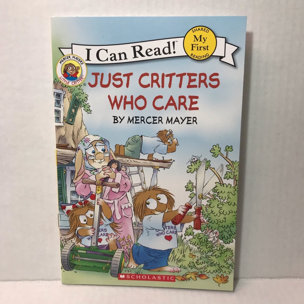 💛$2💛 Just Critters Who Care - Mercer Mayer kids book Little Critter